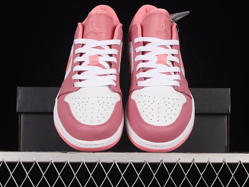 All categories Air Jordan Jordan series basketball shoes Air Jordan 1 Low Air Jordan 1 Low "Desert Berry" AJ1 Joe 1 pink and white low-top cultural basketball shoes 553558-616